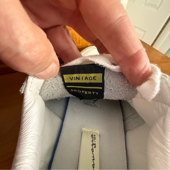 Vintage Havana Ream white platform sneakers woman 8 star leather lace up - Picture 7 of 9